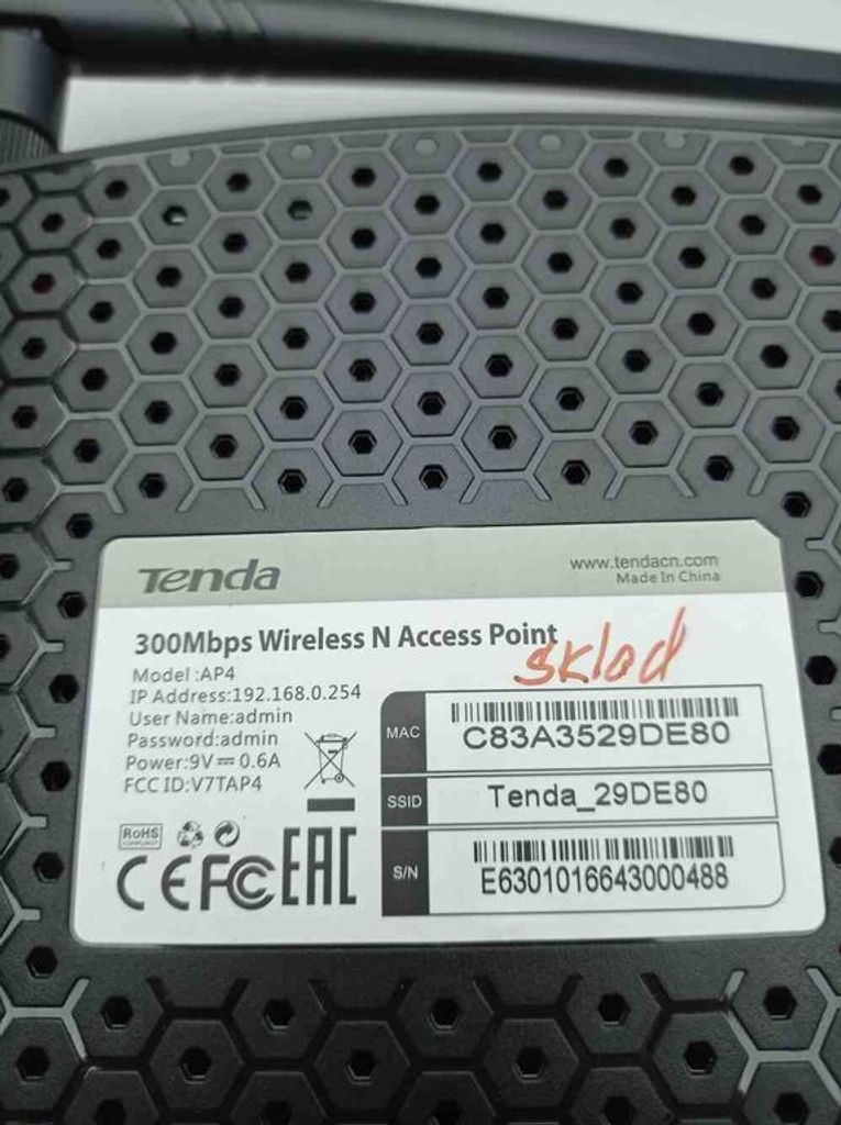 Tenda AP4 Код:2000003549986. Изображение 4