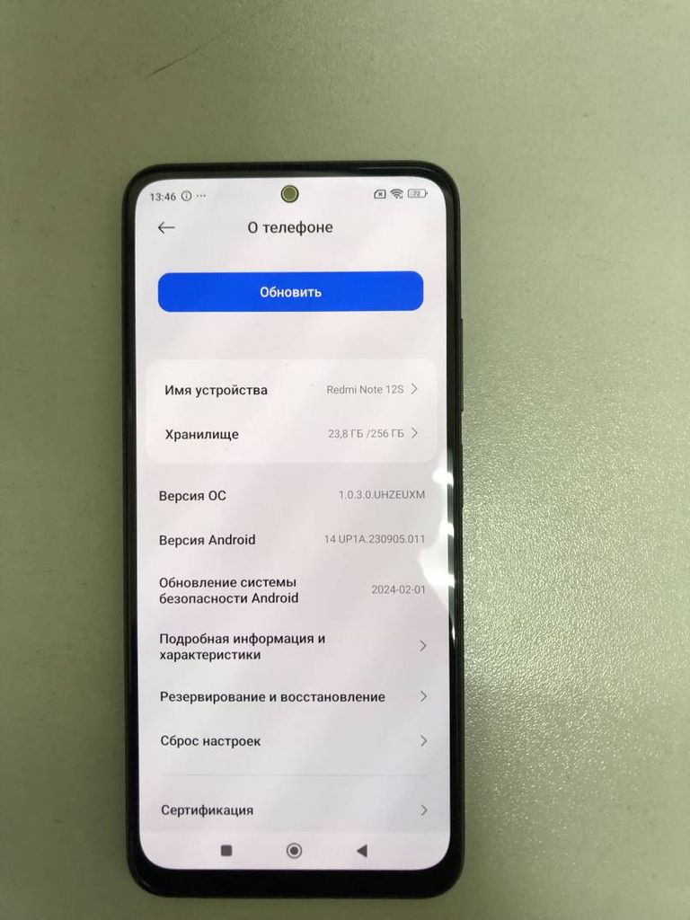 Xiaomi redmi note 12s 8/256gb