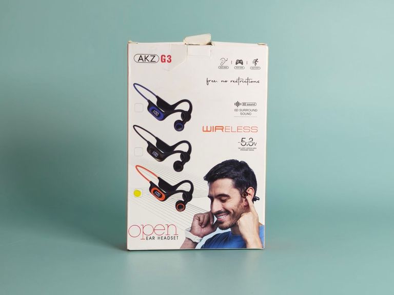 Бездротові Bluetooth-навушники AKZ-G3, бездротові навушники з кістковою провідністю, водонепроникні. Код:null. Изображение 6