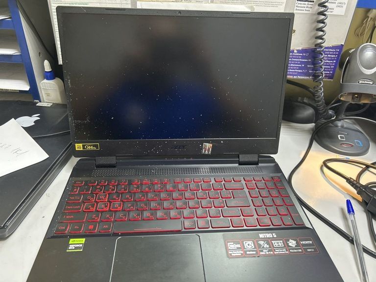 Объявление Acer 15/ryzen 5 6600h ddr5/16gb ddr4/hdd *відсутній/ssd 500 gb/geforce rtx3060 6gb Б/У