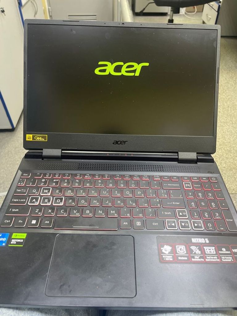 Купити Acer 17/core i5-12450h ddr5/16gb ddr4/hdd *відсутній/ssd 1000 gb/geforce rtx3050 4gb Б/У