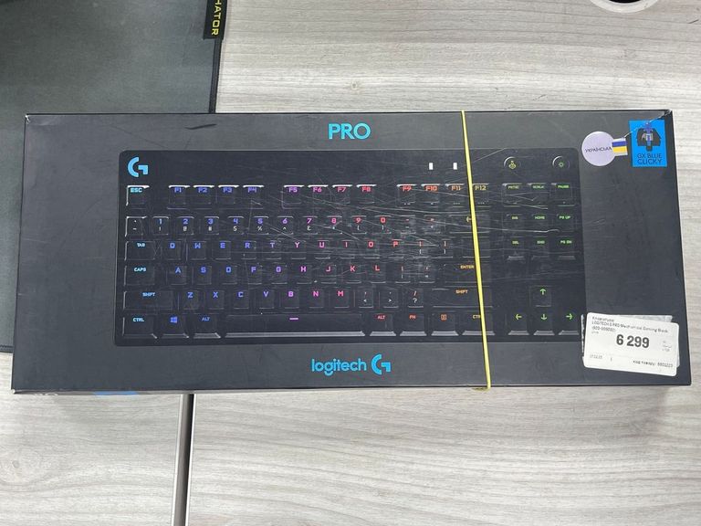 Дешево Logitech g pro mechanical gaming usb з ломбарду