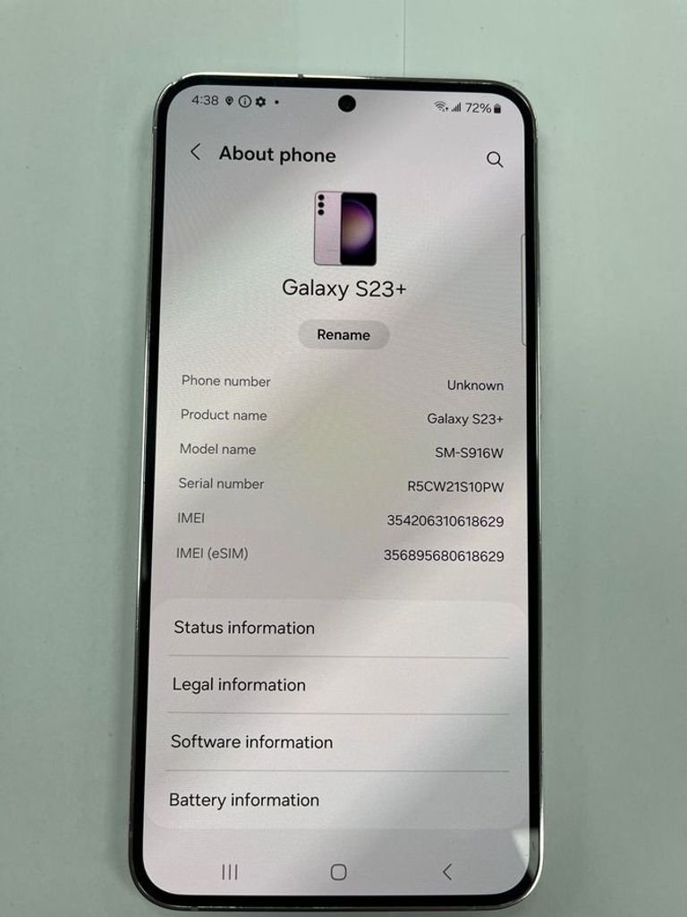 Дешиво Samsung galaxy s23+ sm-s916w 8/256gb с ломбарда
