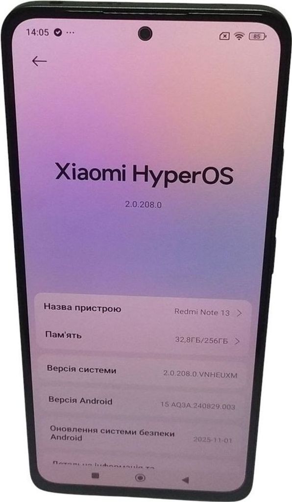 Оголошення Xiaomi redmi note 13 pro 4g 8/256gb Б/У