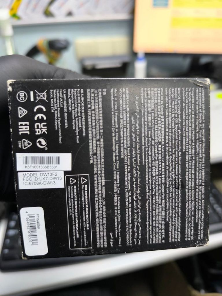 Fossil gen 6 44mm smoke Код:01-200838733. Зображення 5