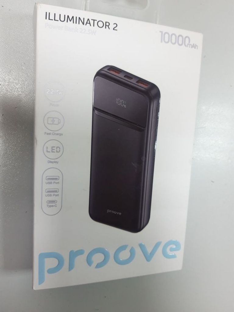 Оголошення Proove illuminator 2 22.5w 10000mah Б/У