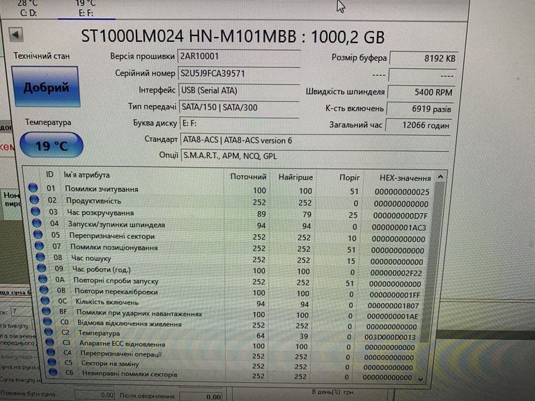 Дешево Samsung st1000lm024 з ломбарду