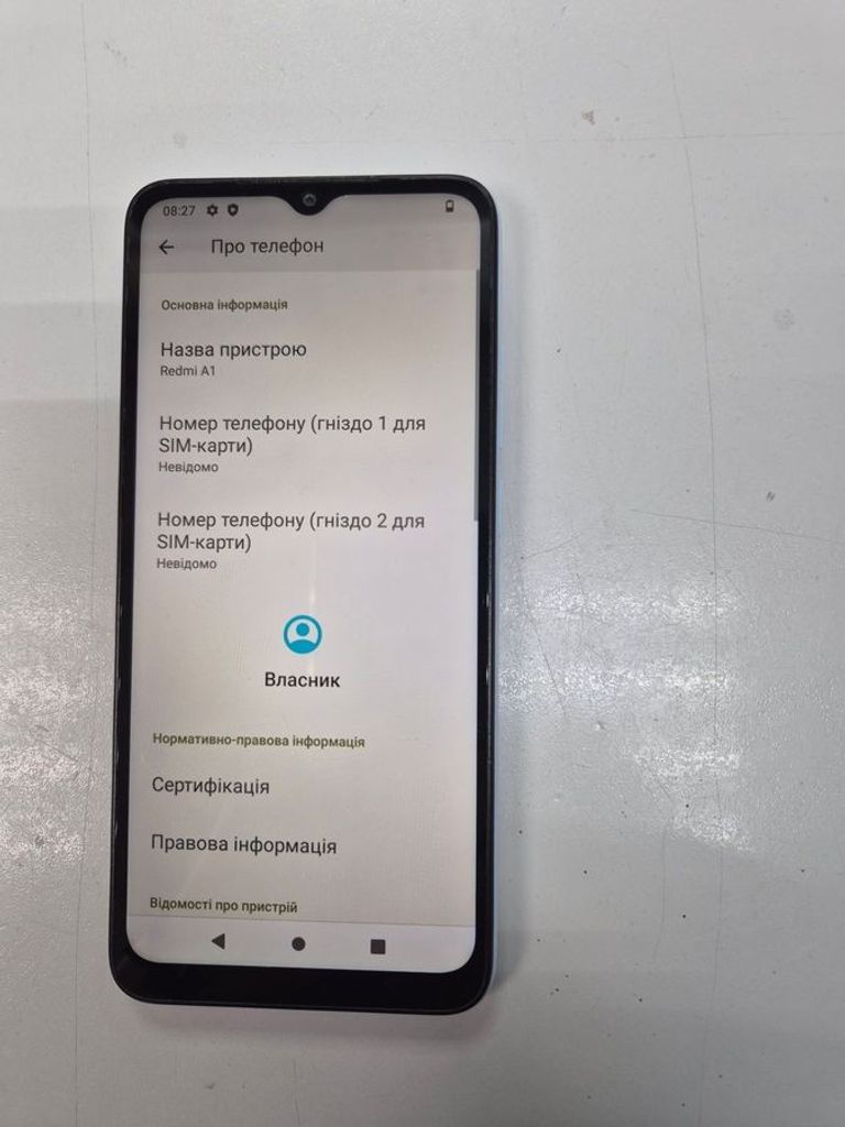 Объявление Xiaomi Redmi A1 2/32GB Black Б/У