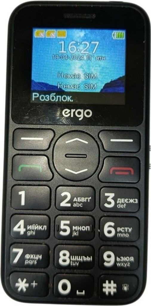 Купить Ergo R181 Dual Sim Black Б/У