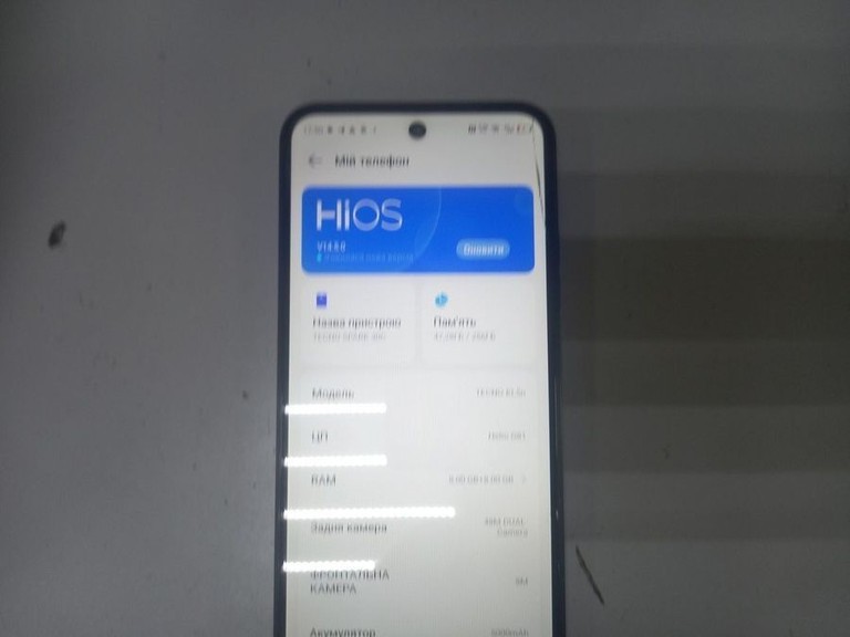 Объявление Tecno spark 30c kl5n 8/256gb Б/У