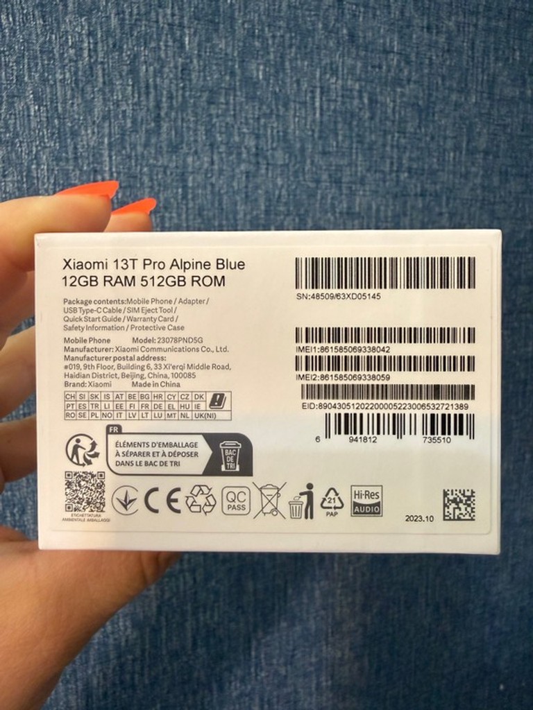 Xiaomi 13T Pro 12/512GB Alpine Blue Код:null. Зображення 9