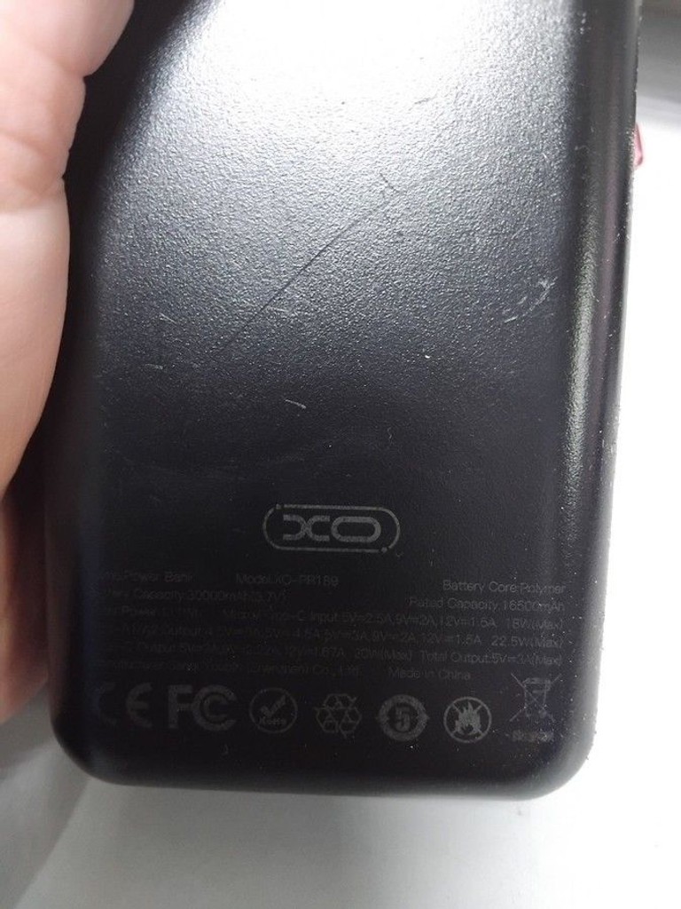 Xo PR189 30000mAh 22.5W Black Код:01-200967765. Изображение 9