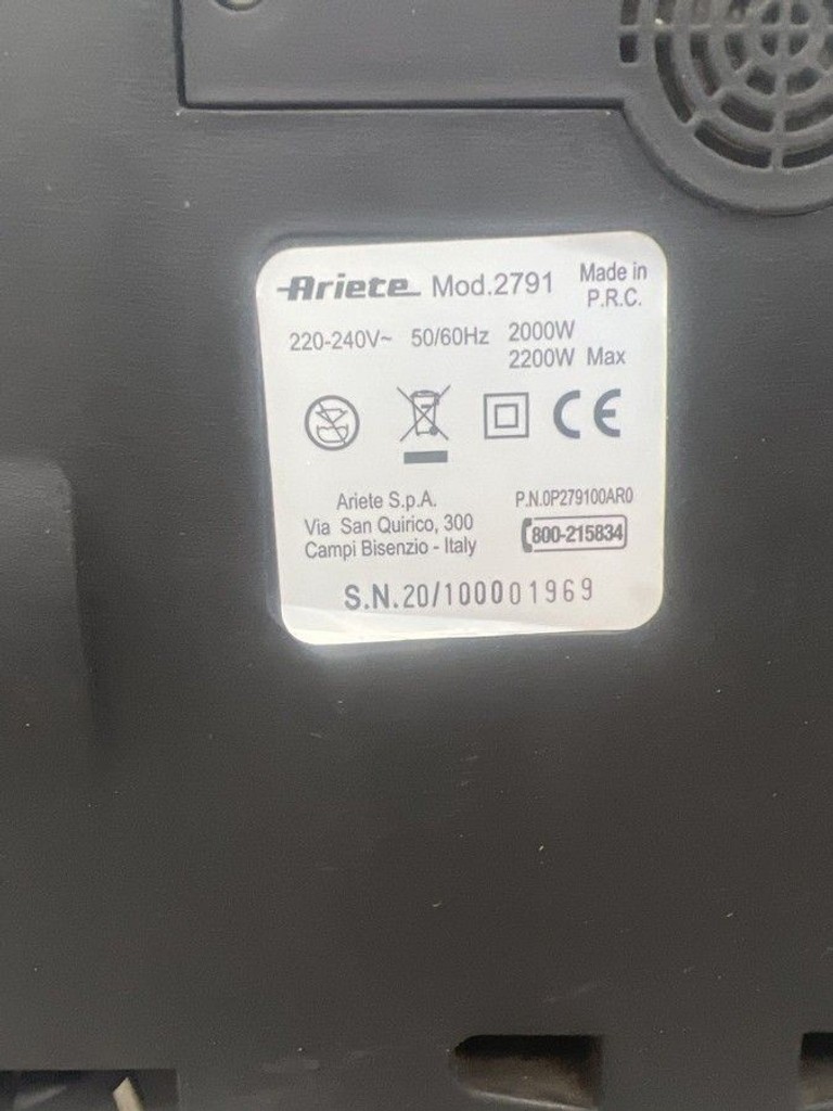 Объявление Ariete 2791 Б/У
