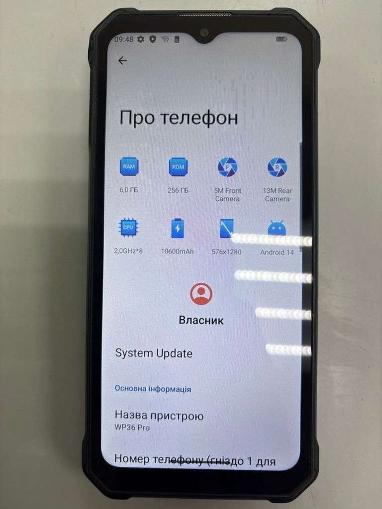 Oukitel WP36 Pro 6/256GB Black Код:01-200966490. Изображение 6