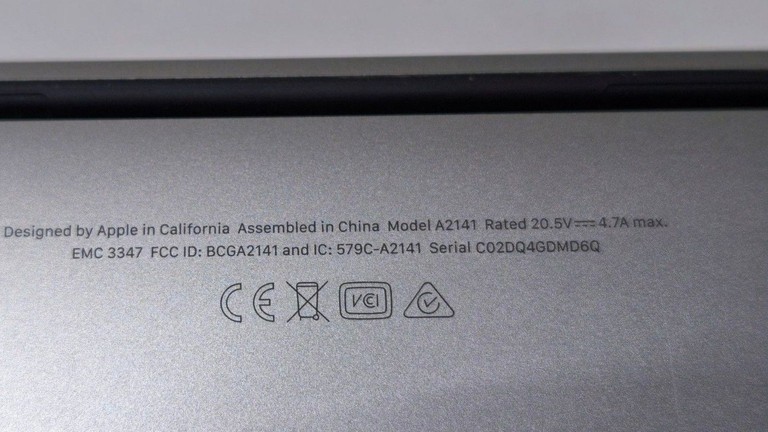 Apple macbook pro 16" 2019 a2141 core i7 2,6ghz/ram16gb/ssd512gb/amd radeon pro 5300m 4gb Код:01-201007624. Зображення 12