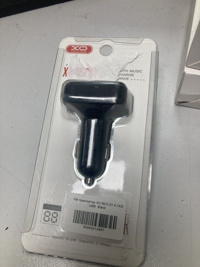 Дешиво Xo BCC-01 3.1A/2USB Black с ломбарда