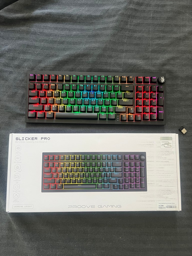 Купити Proove Gaming Slicker Wireless Keyboard Black (WKSL00022401) Б/У