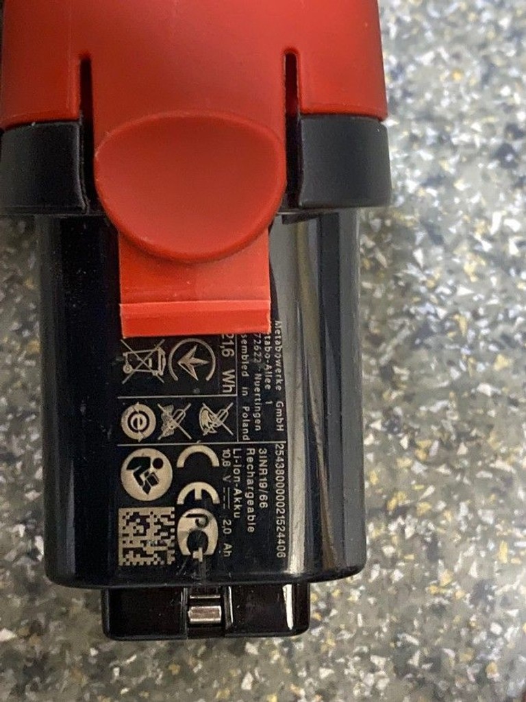 Metabo powermaxx bs 2акб 2ah зп Код:01-201016990. Изображение 9