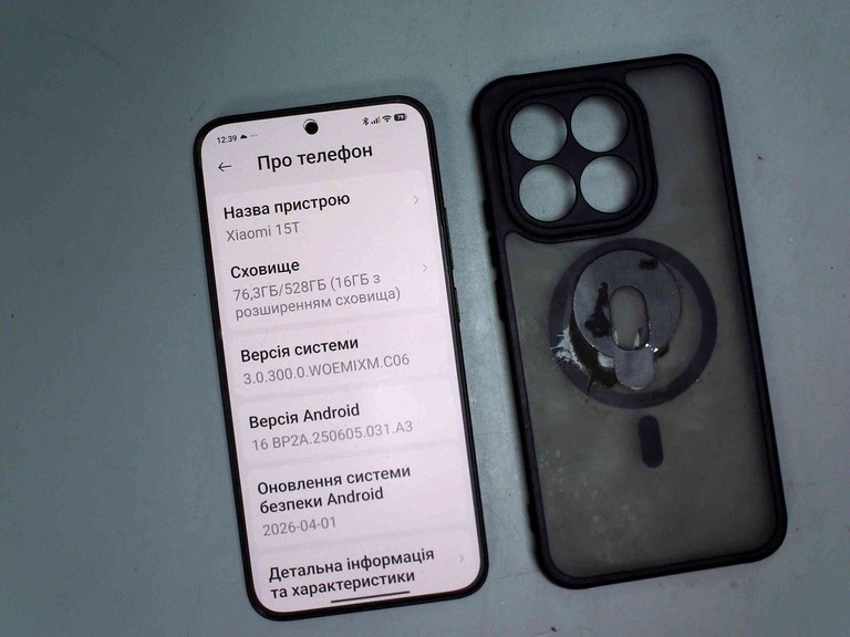 Дешево Xiaomi 15t 12/512gb з ломбарду