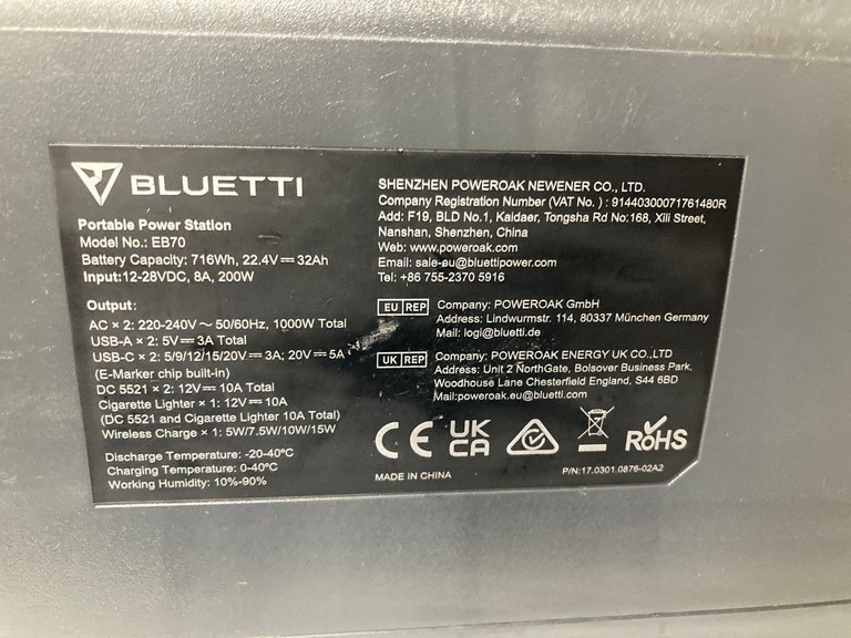 Дешево BLUETTI EB70 з ломбарду