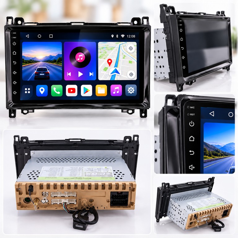 Оголошення PI-306 MERCEDES / Автомагнитола 2DIN / ANDROID 10.0 3/32GB / Мультимедийная система в авто Б/У