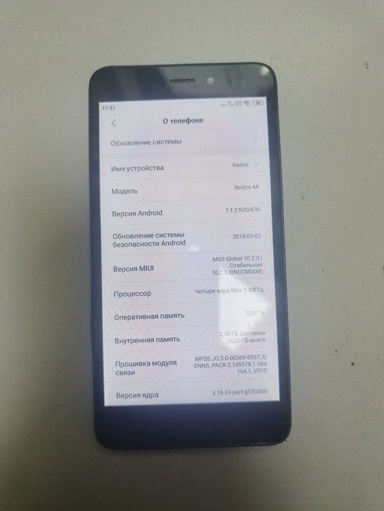 Xiaomi redmi 4a 2/16gb Код:01-201155676. Зображення 5