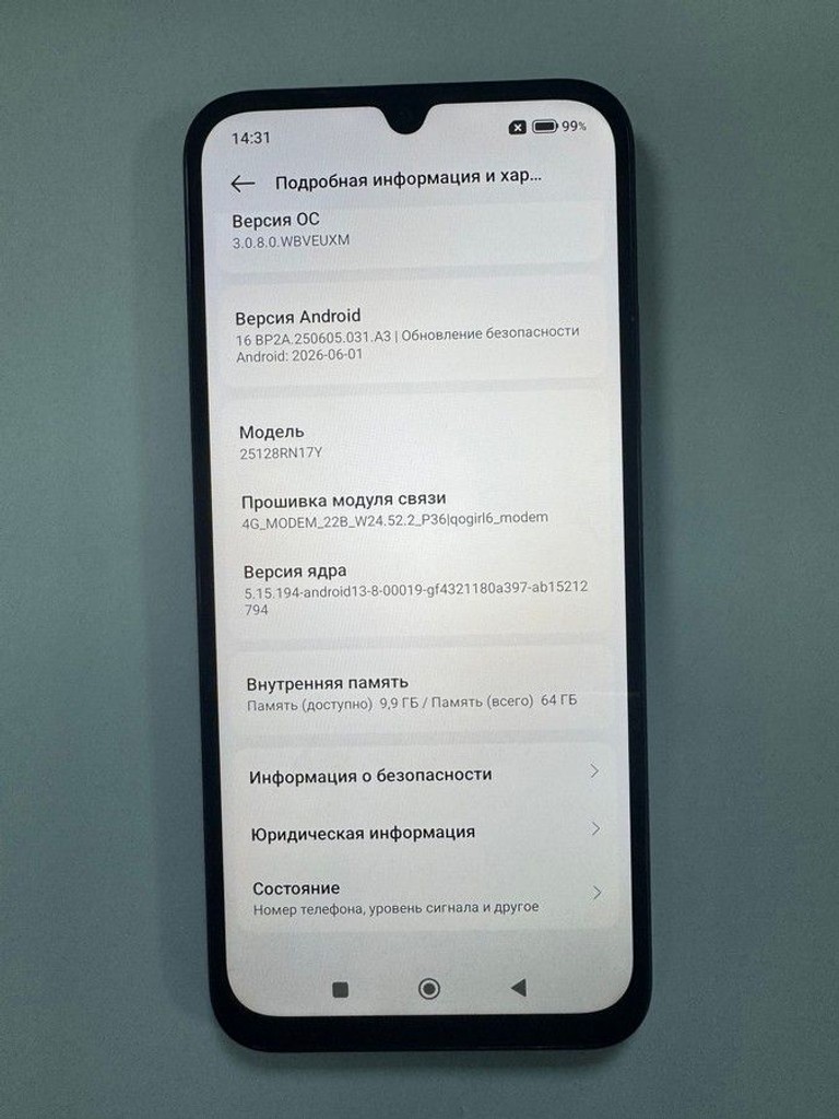 Оголошення Xiaomi Redmi A7 Pro 4/64GB Black Б/У