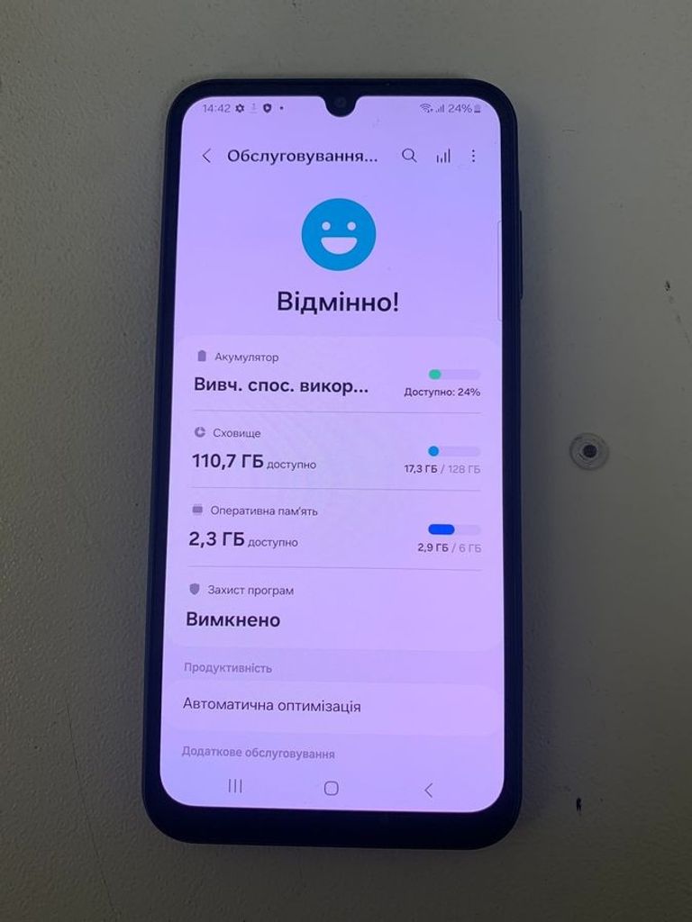 Объявление Samsung galaxy a25 5g 6/128gb Б/У