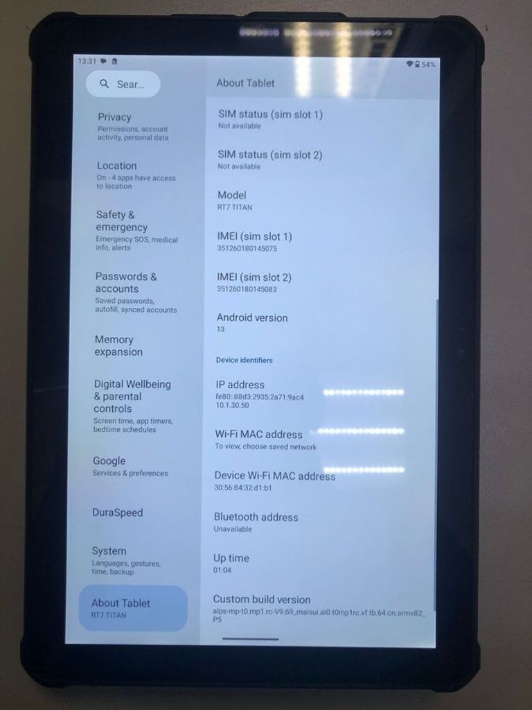 Oukitel RT7 8/256GB Black Код:01-200790209. Изображение 5