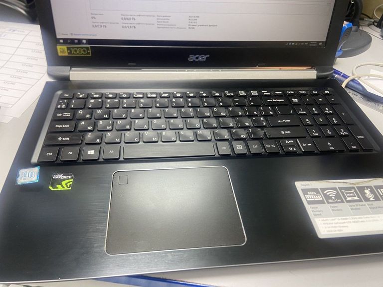 Дешиво Acer 14/core i5 8300h ddr4/8gb ddr4/hdd 1000 gb/geforce gtx1050 4gb с ломбарда