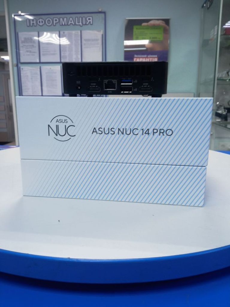 Купити Asus nuc 14 pro/core 3 100u/ram16gb ddr5/ssd256gb Б/У