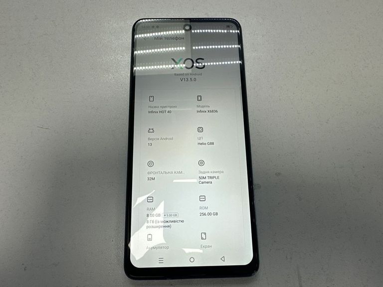 Оголошення Infinix hot 40 8/256gb Б/У