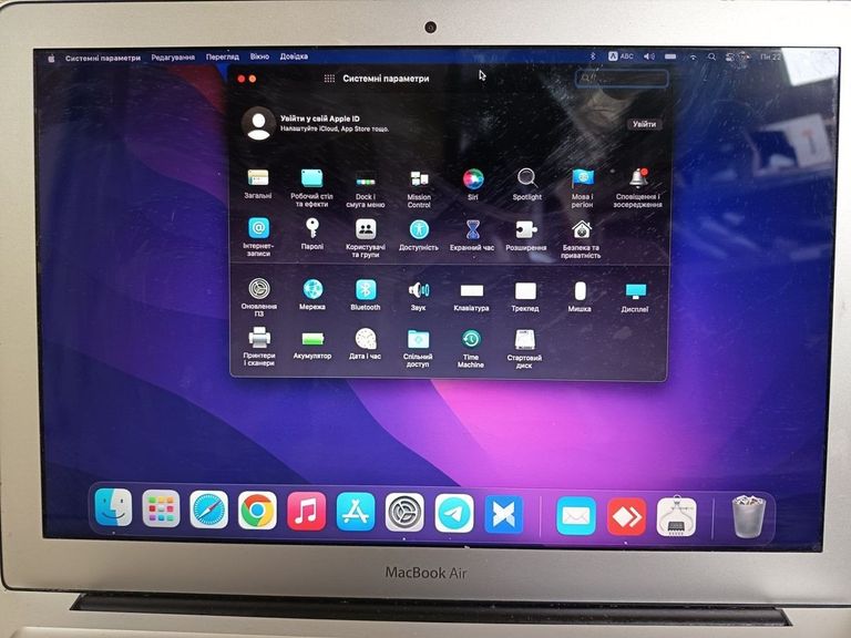 Оголошення Apple macbook air a1466 2017 13,3" core i5 1,8ghz/ram8gb/ssd128gb/intel hd graphics 6000 Б/У