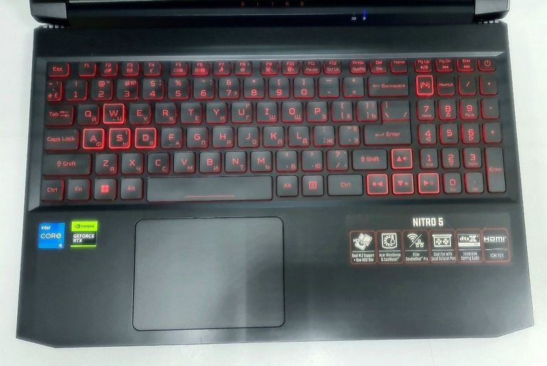 Оголошення Acer 15/core i5-11400h ddr4/16gb ddr4/hdd *відсутній/ssd 1000 gb/geforce rtx3050ti 4gb Б/У