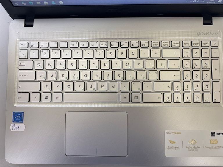 Оголошення Asus 15/celeron n4000 ddr4/4gb ddr4/hdd 500 gb/ssd *відсутній/*інтегрована Б/У