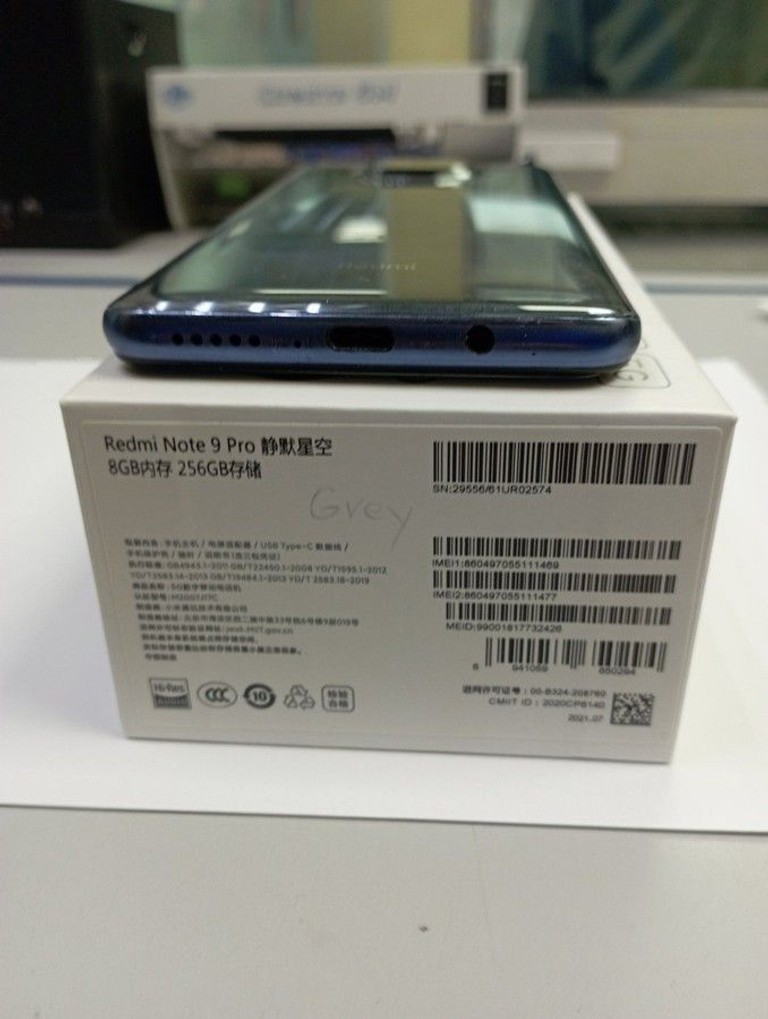 Оголошення Xiaomi Redmi Note 9 Pro 5G 8/256GB Grey Б/У