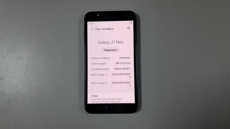 Оголошення Samsung galaxy j7 neo sm-j701f 16gb Б/У