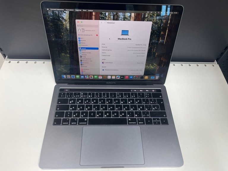 Оголошення Apple macbook pro a1989 13,3" core i5 2,4ghz/ram8gb/ssd256gb/iris plus graphics 655 Б/У