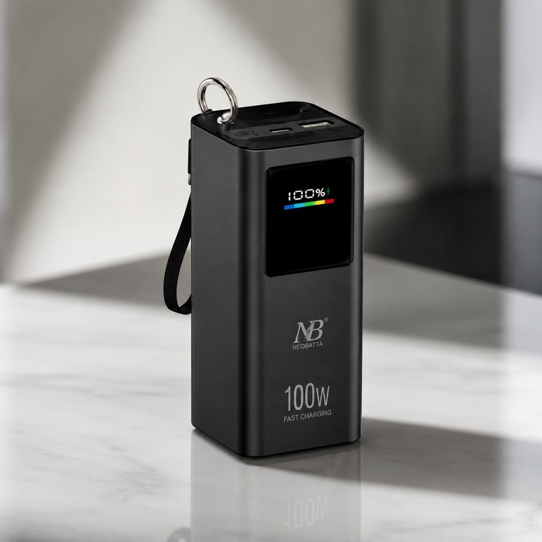 Купити PowerBank Neobatta N-918 20000 mAh 100W / Портативний зарядний пристрій 20000 mAh Б/У