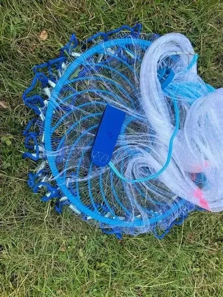 FISH NET для ловлі рибу 0240 2,5 м кільце 45 см зручна та компактна модель Код:null. Зображення 6