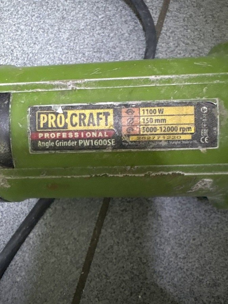 Объявление Procraft PW-1600 SE Б/У