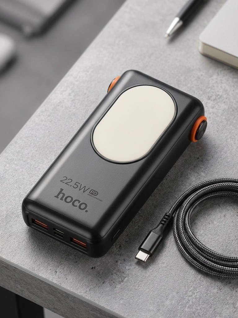 Hoco J101B Astute 30000mAh 22.5W Black Код:null. Зображення 6