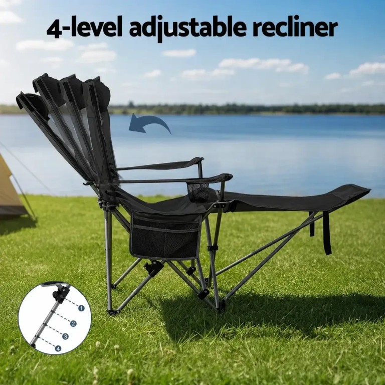 Lounge з підніжкою для комфортного відпочинку на природі 2 в 1 Код:null. Зображення 5