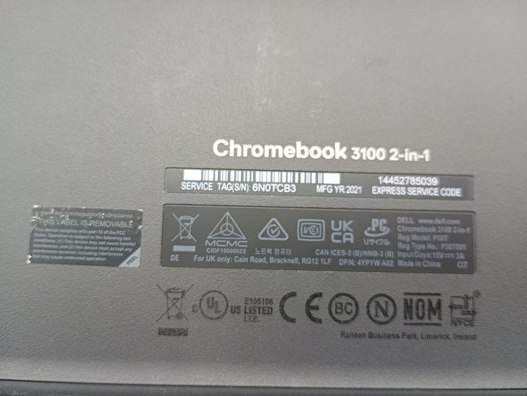 Dell 11/celeron n4000 ddr4/4gb ddr4/ssd 32 gb/*інтегрована Код:01-201052836. Зображення 11