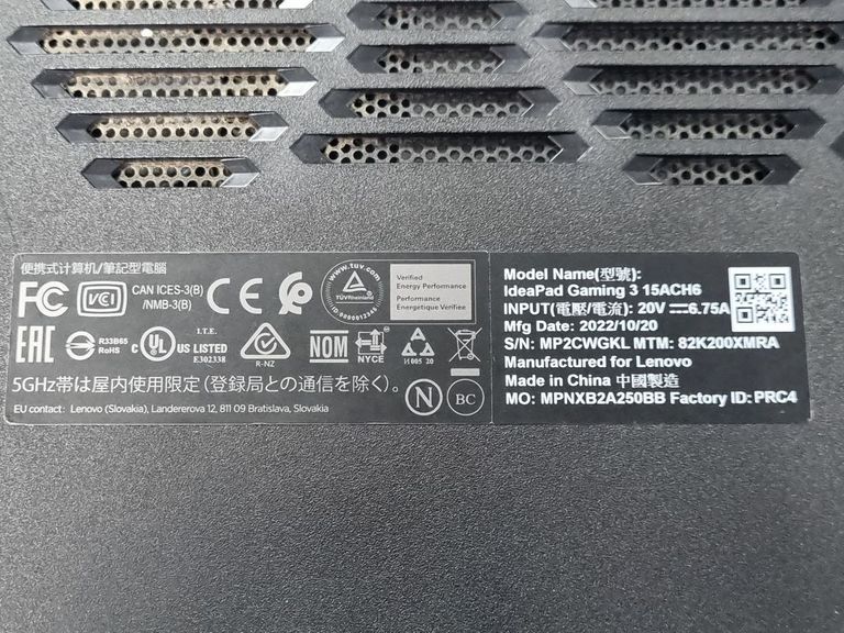 Lenovo 15/ryzen 5 5600h ddr4/16gb ddr4/hdd *відсутній/ssd 512 gb/geforce rtx3050 4gb Код:01-200564510. Изображение 10