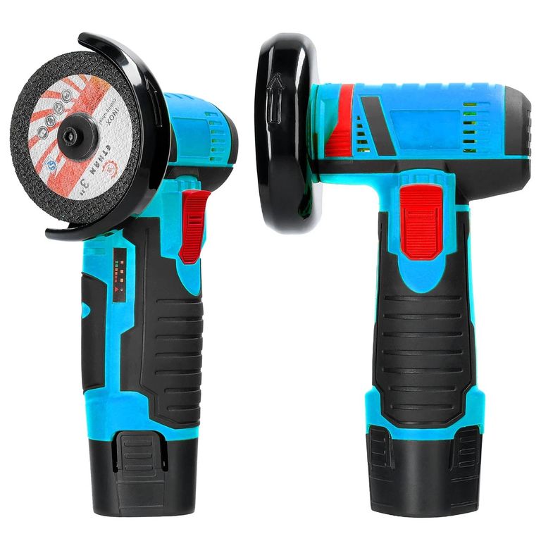 Кутова шліфувальна машина БОЛГАРКА акумуляторна 19500 об/хв, 76мм Код:null. Зображення 4