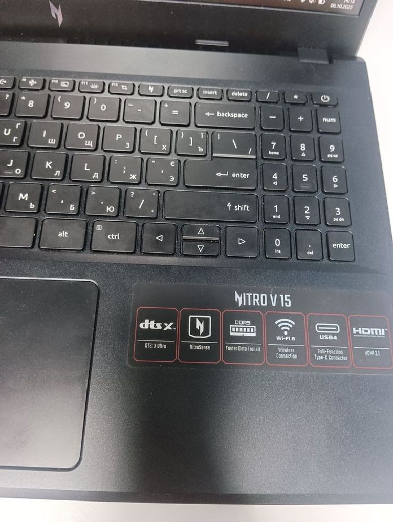 Дешиво Acer 15/ryzen 5 7535hs ddr5/16gb ddr3/hdd *відсутній/ssd 512 gb/geforce rtx2050 4gb с ломбарда