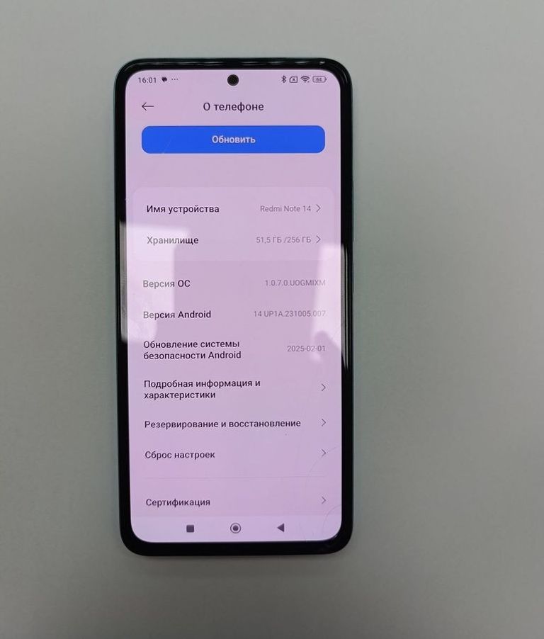 Купить Xiaomi redmi note 14 8/256gb Б/У