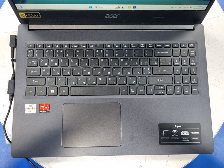 Объявление Acer 15/athlon 3050u ddr4/4gb ddr4/hdd *відсутній/ssd 128 gb/*інтегрована Б/У