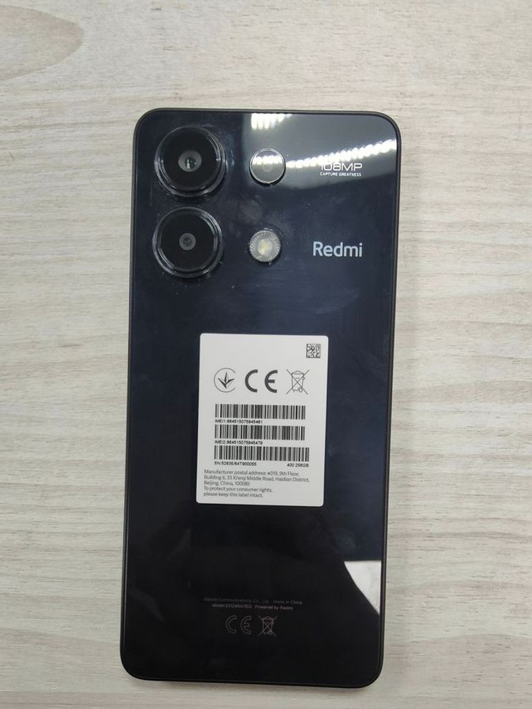 Объявление Xiaomi redmi note 13 4g 8/256gb Б/У